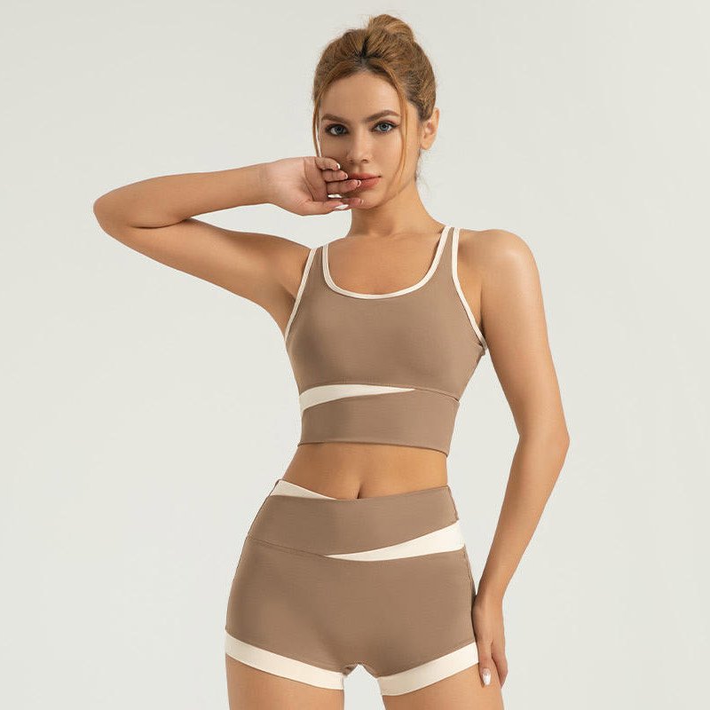 Women Ribbed High Waist Yoga Set - Sportswear - 香港鴻奇實業有限公司