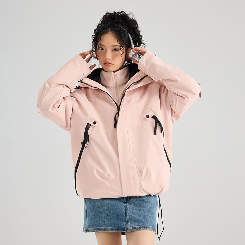 Unisex 3-in-1 Waterproof Hiking Hooded Jacket - Outdoor Apparel - 香港鴻奇實業有限公司