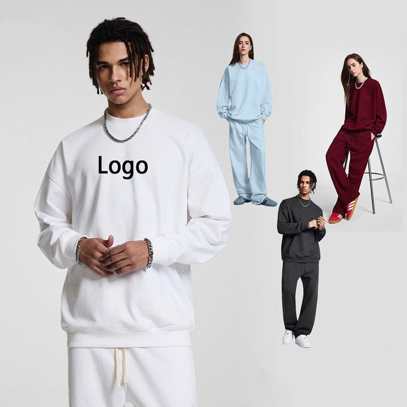 Custom Oversized Crewneck Sweatshirt - Hoodies & Pullover Sweatshirts - 香港鴻奇實業有限公司