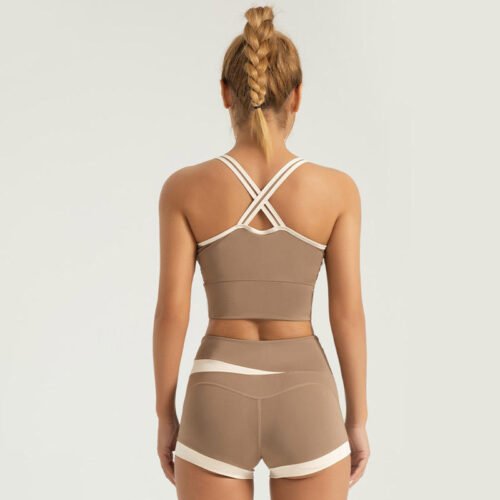 Women Ribbed High Waist Yoga Set - Sportswear - 香港鴻奇實業有限公司