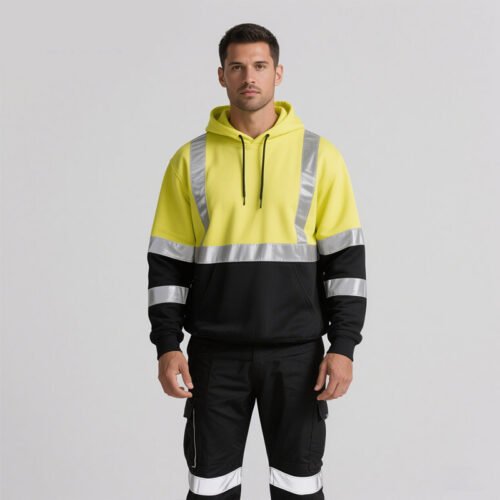 Reflective Hi Vis FR Work Hoodie Jacket - Workwear & Uniforms - 香港鴻奇實業有限公司