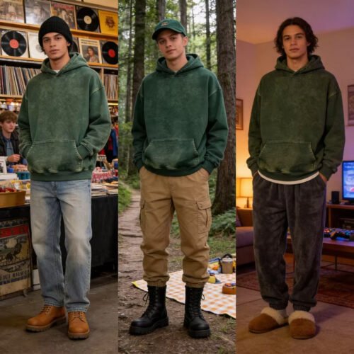 100% Cotton Tie-Dye Oversized Hoodie - Hoodies & Pullover Sweatshirts - 香港鴻奇實業有限公司