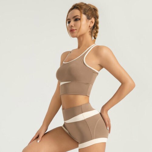 Women Ribbed High Waist Yoga Set - Sportswear - 香港鴻奇實業有限公司
